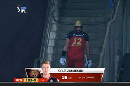M19: CSK vs RCB – Kyle Jamieson Wicket