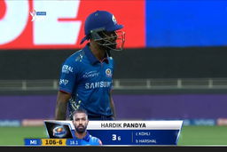 M39: RCB vs MI – Hardik Pandya Wicket