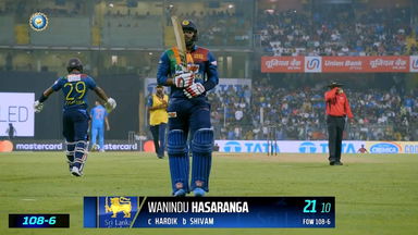 IND vs SL 2023, 1ST T20I: Wanindu Hasaranga  Wicket
