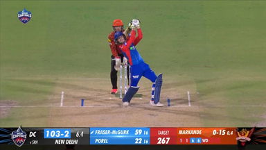 M35: DC vs SRH – Jake Fraser-McGurk Six
