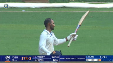 Ranji Trophy 2025-26, Mumbai vs Chhattisgarh: Ayush Pandey revives Chhattisgarh with a fabulous 117(168)