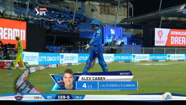 M34: DC vs CSK – Alex Carey Wicket