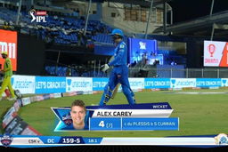 M34: DC vs CSK – Alex Carey Wicket