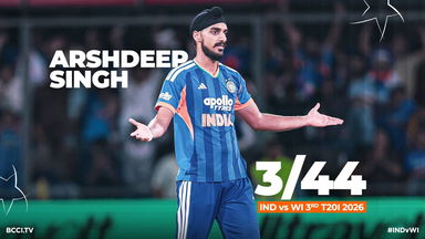 Arshdeep Singh steals the show with 3/44