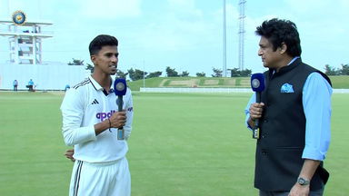 IND A vs SA A 2025, 1st Test: Tanush Kotian Interview