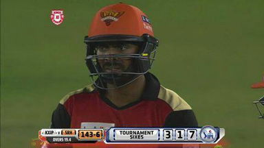 M27: KXIP vs SRH – Ashish Reddy Six
