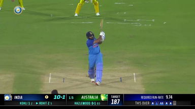 IND vs AUS 2022, 3RD T20I: Rohit Sharma  Six