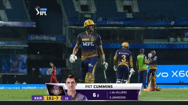 M10: RCB vs KKR   – Pat Cummins Wicket
