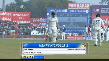 IND vs NZ 2021, 1st Test, Day 3: Henry Nicholls Wicket