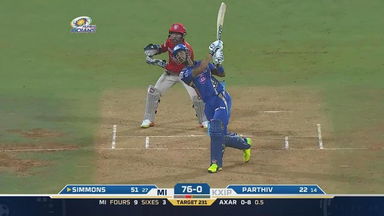M51: MI vs KXIP – Lendl Simmons Six