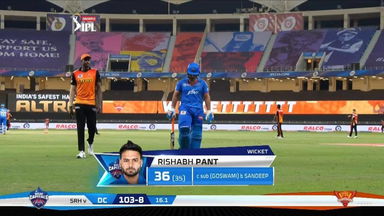 M47: SRH vs DC – Rishabh Pant Wicket