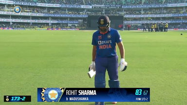 IND vs SL 2023, 1ST ODI: Rohit Sharma  Wicket