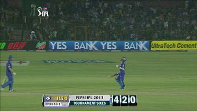 M50: RR vs PWI – Ajinkya Rahane Six