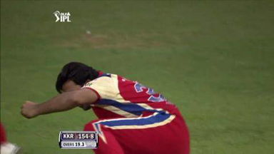 Match 10 RCB vs KKR – Shukla's Wicket