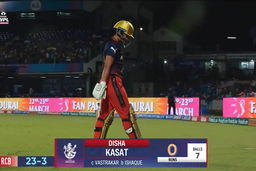 Eliminator - MI vs RCB: Disha Kasat Wicket