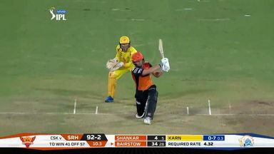 M33: SRH vs CSK – Jonny Bairstow Six