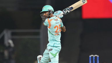 Krunal Pandya fights hard with 42(28)