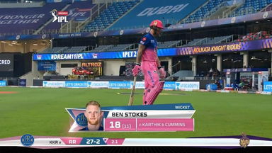 M54: KKR vs RR – Ben Stokes Wicket