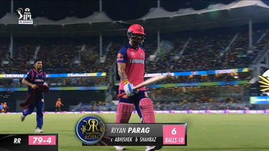 Q2: SRH vs RR – Riyan Parag Wicket