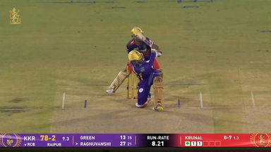 IPL 2026 M57: RCB vs KKR - Angkrish Raghuvanshi Six