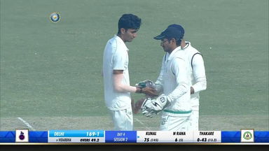 Ranji Trophy 2019-20: Delhi vs Vidarbha - Fall of wickets, Delhi 2nd Innings