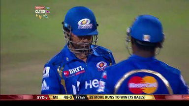M18: MI vs SYD – Sachin Tendulkar six
