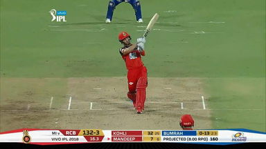 M31: RCB vs MI – Mandeep Singh Six