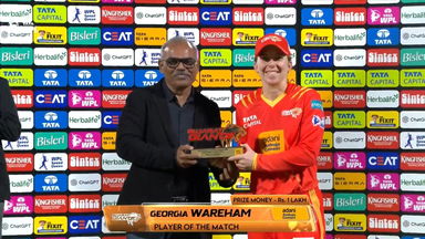 Player of the Match: Match 19, Gujarat Giants vs Mumbai Indians, WPL 2026: Georgia Wareham