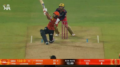 IPL 2025 M65: RCB vs SRH - Ishan Kishan Six