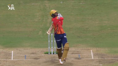 Jitesh Sharma provides late surge with 4,6,6 in last over