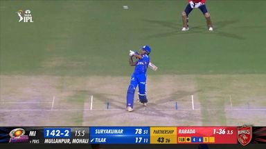 M33: PBKS vs MI – Tilak Varma Six