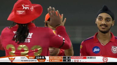 M43: KXIP vs SRH – Khaleel Ahmed Wicket