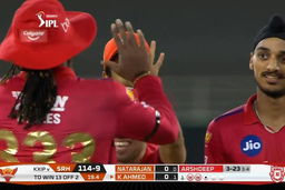 M43: KXIP vs SRH – Khaleel Ahmed Wicket