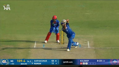 IPL 2026 M08: DC vs MI -Naman Dhir Six