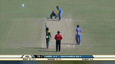 1ST ODI: IND vs SA – Rohit Sharma Six