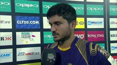 CLT20 2014 M21: KKR vs HOB  –   Interview – Manish Pandey