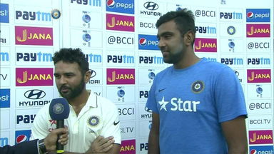 IND vs ENG 2016 - 3rd Test, day 4 : Parthiv Patel and R Ashwin Interview
