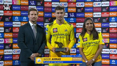 IPL 2025 M03: CSK vs MI - Player of the Match - Noor Ahmad
