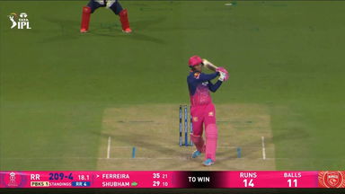 IPL 2026 M40: PBKS vs RR - Donovan Ferreira Six