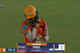 M20 - DC vs GG: Shabnam Shakil Wicket