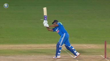 Glorious Sixes: Rohit Sharma starts off in full flow