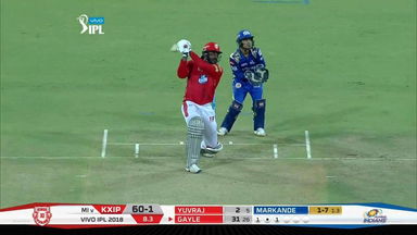 M34: KXIP vs MI – Chris Gayle Six