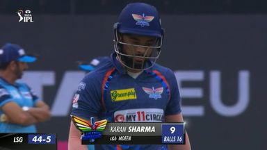 M45: LSG vs CSK –  Karan Sharma  Wicket