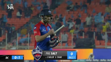 M44: GT vs DC – Phil Salt Wicket