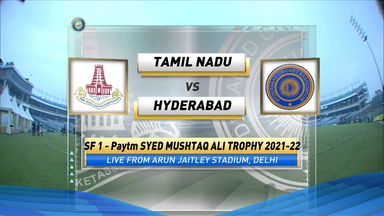Syed Mushtaq Ali Trophy 2021-22 SF1, Tamil Nadu vs Hyderabad: Match Highlights