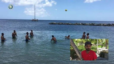 India’s tour of West Indies, 2016: Team India bond over a game of water volleyball