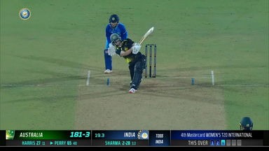 IND-W vs AUS-W 2022, 4TH T20I: Ellyse Perry Six