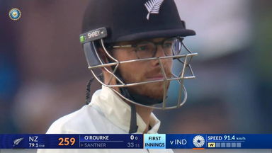 IND vs NZ 2024, 2nd Test: Mitchell Santner Wicket