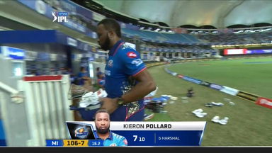 M39: RCB vs MI – Kieron Pollard Wicket