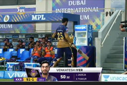 Final: CSK vs KKR – Venkatesh Iyer Wicket